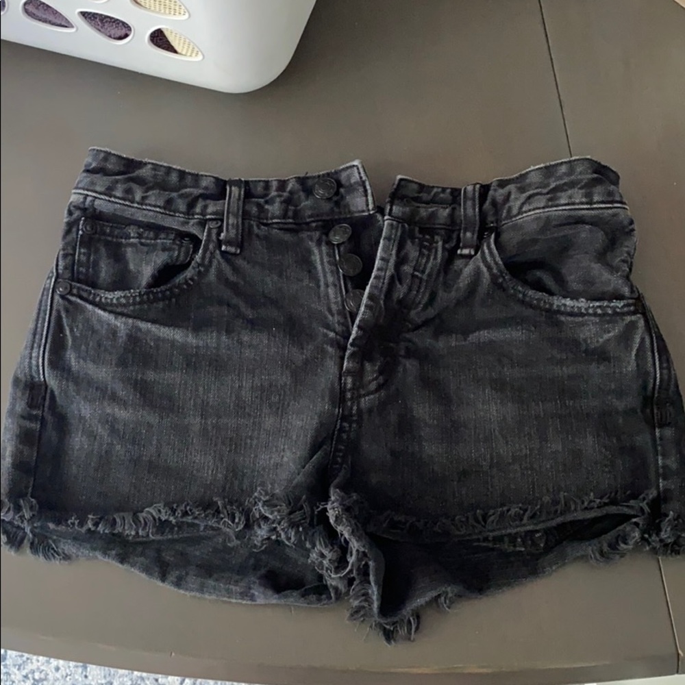 Free people frayed bottom shorts